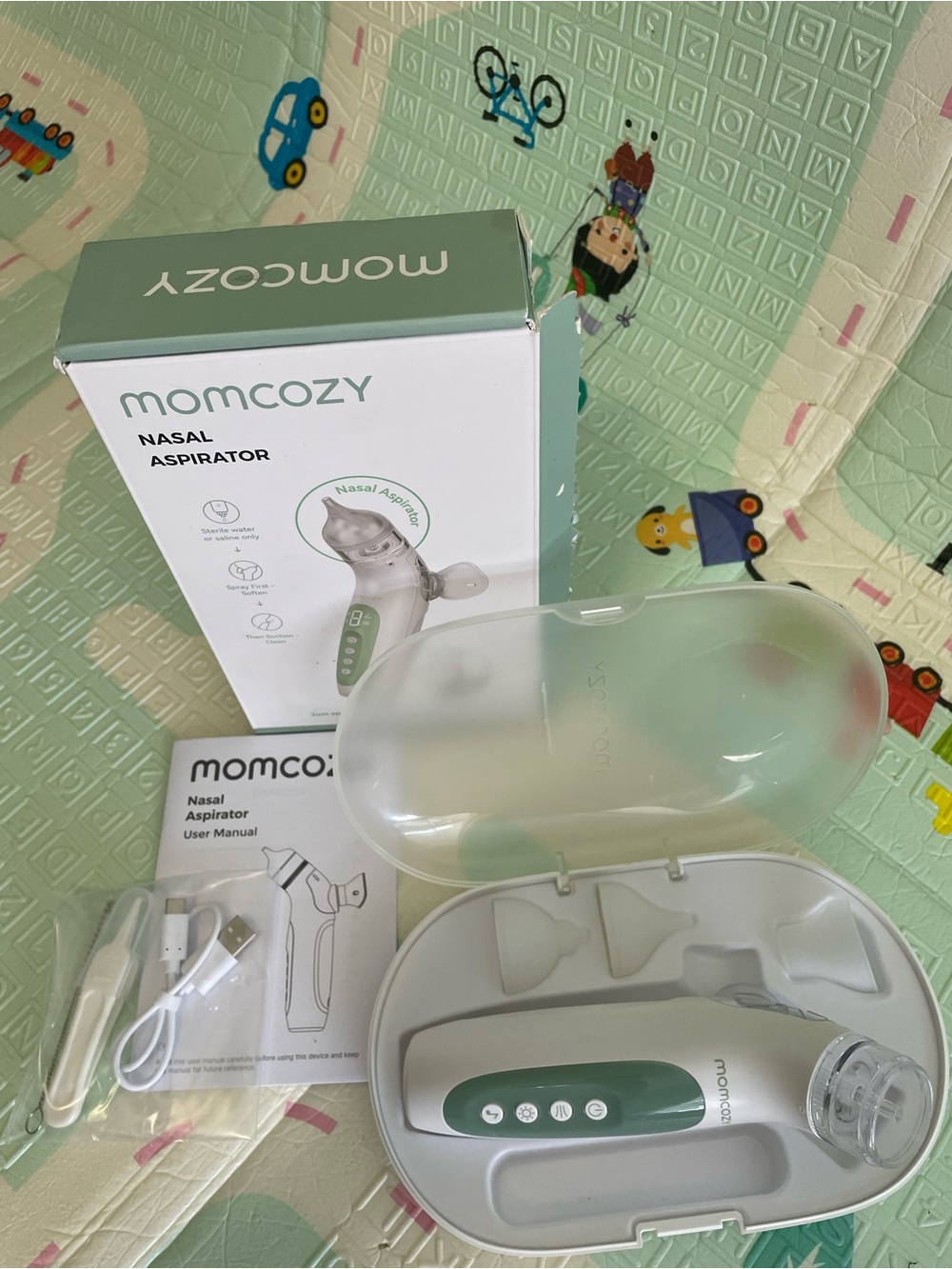 Momcozy BreezyClear 2-in-1 Electric Nasal Aspirator